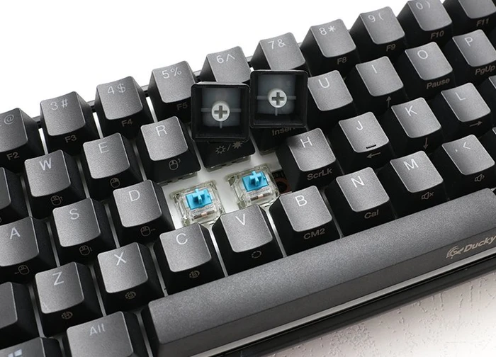 Ducky Mecha Mini PBT, schwarz, MX RGB BROWN, USB, DE