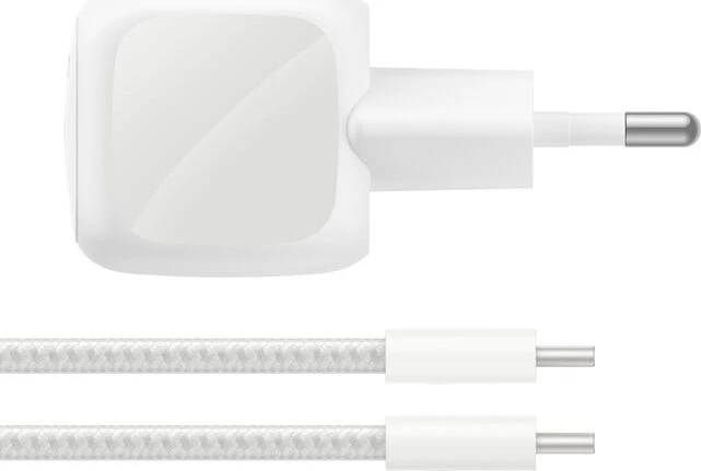 Belkin BoostCharge USB-C-Ladegerät + USB-C/USB-C-Kabel (30W) grau