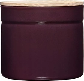 Riess Vorratsdose mit Eschenholzdeckel 1.49l aubergine