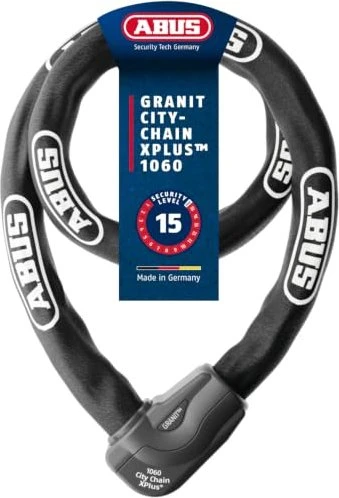ABUS Granit CityChain X-Plus 1060/170 Kettenschloss, Schlüssel