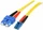 StarTech LWL Duplex Kabel, OS1, 2x LC Stecker/2x SC Stecker, 10m, gelb (SMFIBLCSC10)