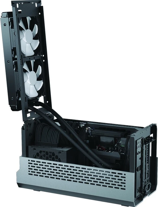 Phanteks Evolv Shift XT, silber, Mini-ITX