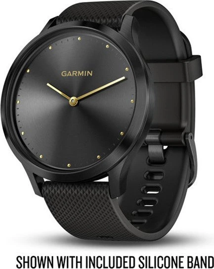 Garmin vivomove HR Premium Aktivitäts-Tracker black/tan