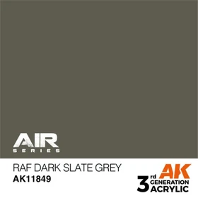 AK-Interactive 3rd Gen Acrylic Colors Air Series RAF dark slate grey, 17ml