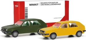 Herpa MiniKit Volkswagen VW Golf II 4-türig olivgrün/ginstergelb
