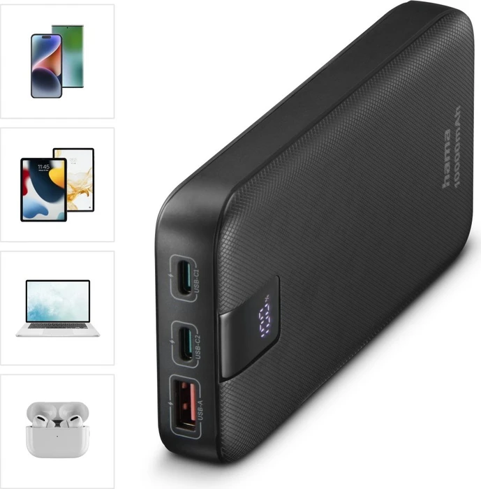Hama Power Pack PD 10 10000mAh anthrazit