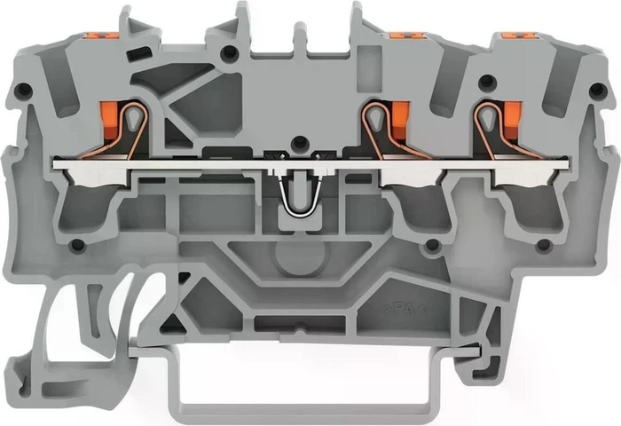Wago Durchgangsklemme Serie 2202 mit Push-in CAGE CLAMP
