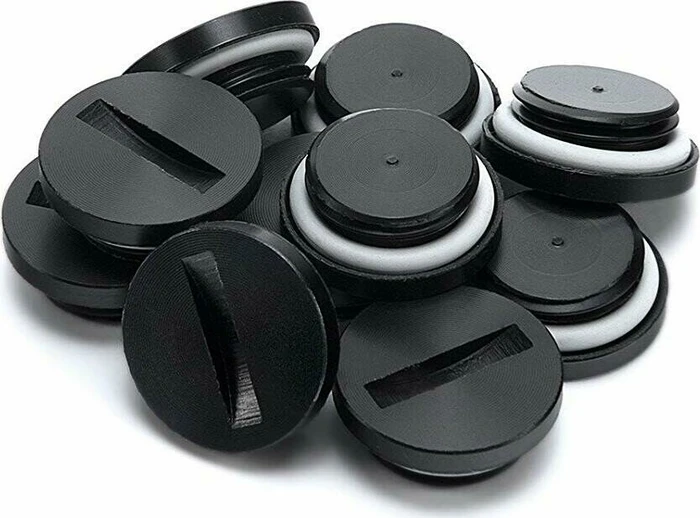 EK Water Blocks EK-PLUG G1/4" Acetal, schwarz, 10er-Pack