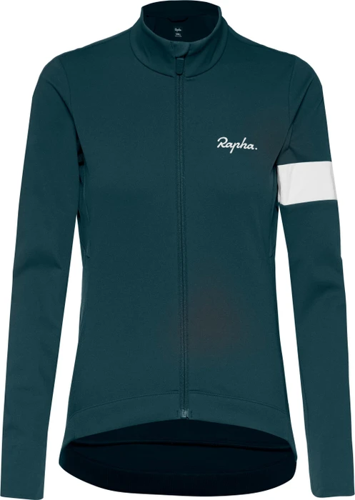Rapha Core Winter Fahrradjacke forest green/white (Damen)