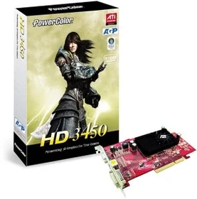 PowerColor Radeon HD 3450, 512MB DDR2, VGA, DVI, TV-out
