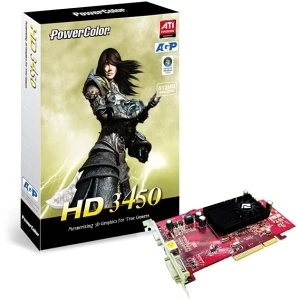 PowerColor Radeon HD 3450, 512MB DDR2, VGA, DVI, TV-out