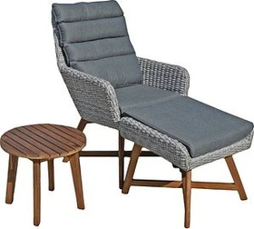 Garden Pleasure Calvia Lounge-Set grau,   6-tlg.