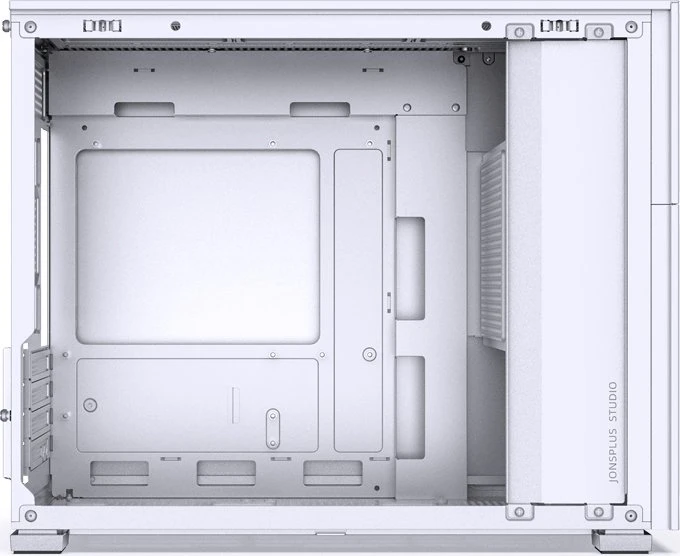 Jonsbo D31 Screen White, weiß, Glasfenster