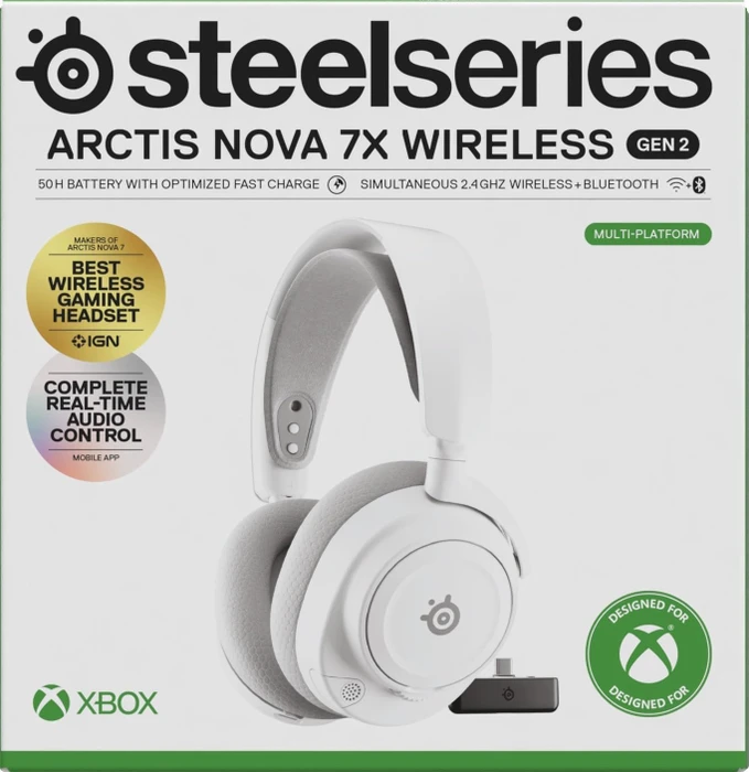 SteelSeries Arctis Nova 7X Wireless Gen 2 weiß