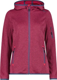 CMP Knit Tech Fleece Mesh Hoody Jacke magenta/darker (Damen)