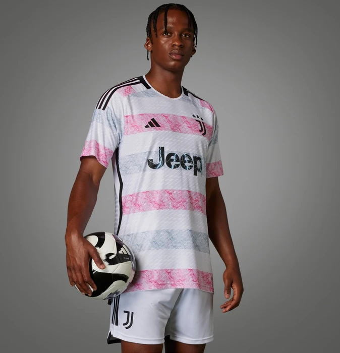 adidas Juventus Turin Authentic 2023/2024 Auswärtstrikot white (Herren)