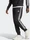 adidas Aeroready Essentials Tapered Cuff Woven 3-Streifen Trainingshose lang schwarz/weiß (Herren) (IC0041)