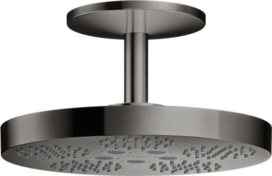 Hansgrohe Axor One Kopfbrause 280 2jet mit Deckenanschluss polished black chrome