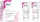 Veet Pure Haarentfernungs-Set Gesicht (2x Creme 50ml + Spatel)