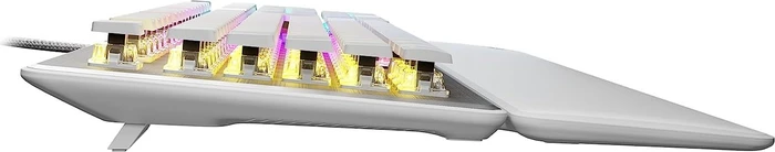 Roccat Vulcan II, LEDs RGB, weiß/silber, TITAN II BROWN, USB, DE