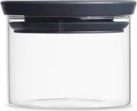 Brabantia Vorratsdose Glasbehälter 300ml dark grey