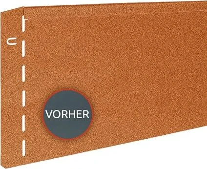 Bellissa Corten 20 Stahl Rasenkante 20x115cm