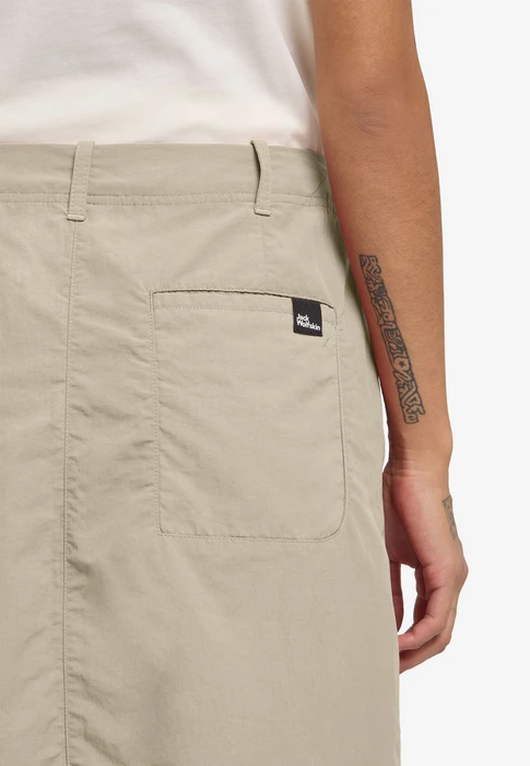 Jack Wolfskin Tihama Skort kurz stone (Damen)