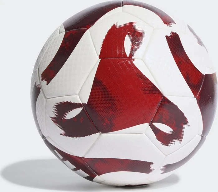 adidas Tiro League Thermally Bonded Fußball white/team colleg burgundy/team collegiate red