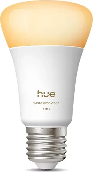Philips HUE White Ambiance Smart LED A60 E27 810 6W,