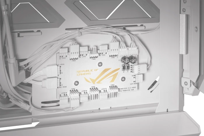 ASUS ROG Hyperion GR701 White, Glasfenster