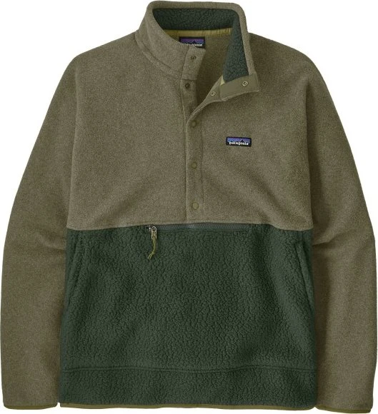 Patagonia Retro Pile Half-Snap Fleece Pullover old growth green (Herren)
