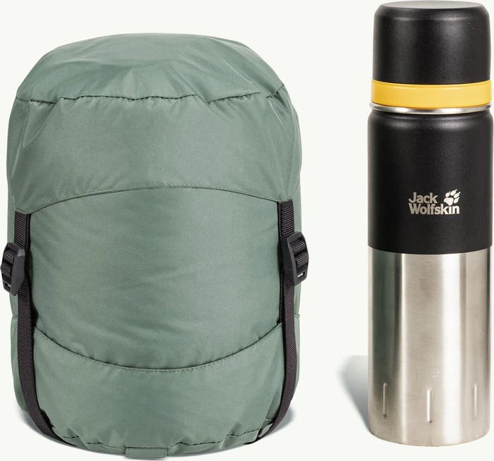 Jack Wolfskin Athmos Down +5 195cm Mumienschlafsack picnic green