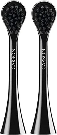 Curaden Curaprox Hydrosonic Carbon Black is White Ersatzbürste, 2 Stück