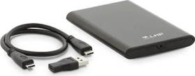 LMP DataMobile Festplattengehäuse, schwarz, 2.5", USB-C 3.1