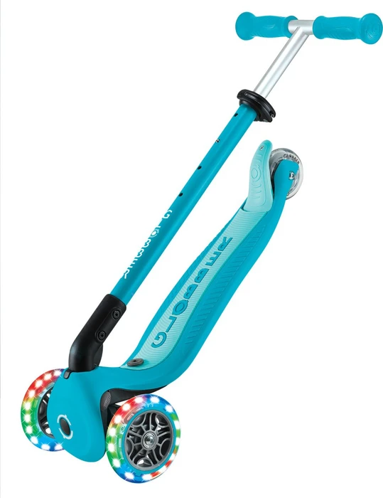 Globber Go Up Active Lights 360° Kickboard aqua