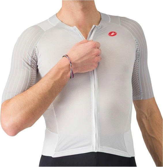 Castelli Free Sanremo Triathlon Shorty kurzarm weiß/schwarz (Herren)