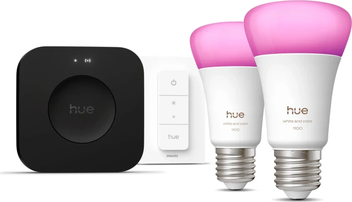 Philips Hue White and Color Ambiance 1100 E27 8.1W Starter-Kit