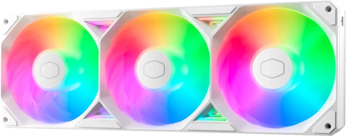 Cooler Master SickleFlow Edge 360 ARGB, weiß, LED-Steuerung, 3x 120mm
