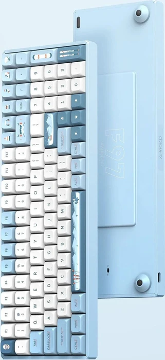 iQunix F97 Wintertide Wireless, 96%, LEDs RGB, MX RGB BROWN, USB/Bluetooth, US