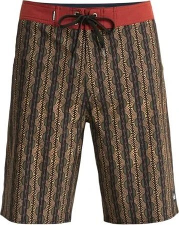 Quiksilver Surfsilk Straight 20" Badeshorts black/horizons (Herren)