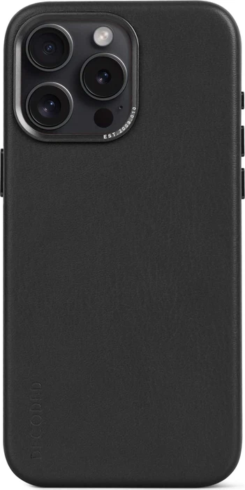 Decoded Leather Back Cover für Apple iPhone 15 Pro Max