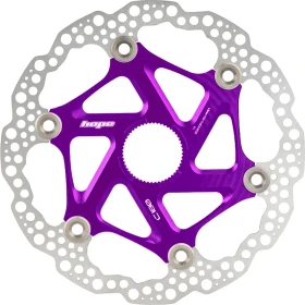 Hope Floating Centerlock Bremsscheibe 180mm violett