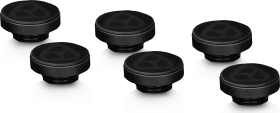 Thermal Grizzly DeltaMate Plug, Verschlussstopfen, G1/4", schwarz, 6er-Pack
