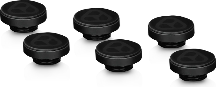 Thermal Grizzly DeltaMate Plug, Verschlussstopfen, G1/4", schwarz, 6er-Pack