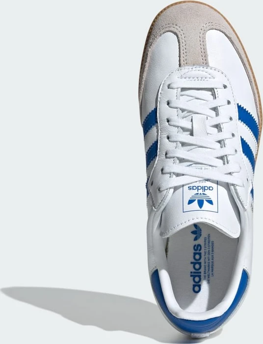 adidas Samba OG cloud white/blue/gum (Junior)