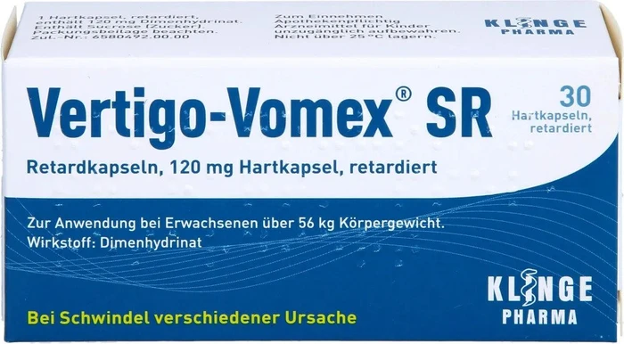 Vertigo-Vomex A 120 mg Kapseln, 30 Stück