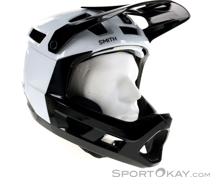 Smith Mainline Fullface-Helm weiß/schwarz