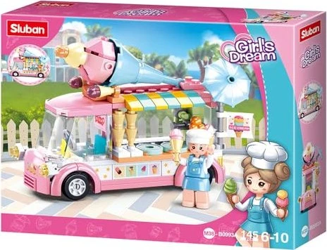 Sluban Girl's Dream Icecream Car