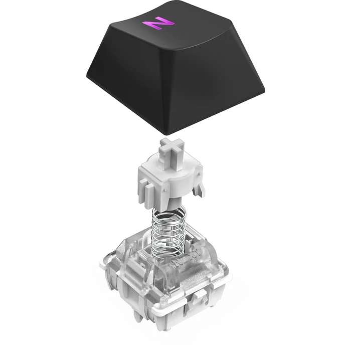 NZXT Function Elite MiniTKL, matt schwarz, LEDs RGB, hot-swap, NZXT Magnetic, USB, DE