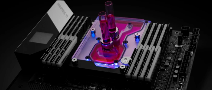 EK Water Blocks Quantum Line EK-Quantum Momentum ROG Rampage VI Encore D-RGB Monoblock, Nickel, Acryl